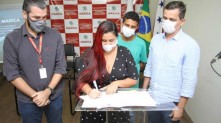 No ato, o prefeito Fabiano Horta parabenizou as ações para movimentar e desenvolver a economia do município Vinícius Manhães / Prefeitura de Maricá
