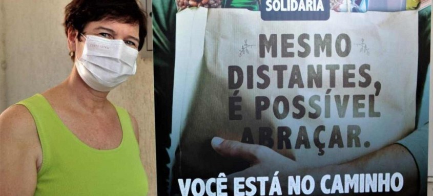 Coordenadora voluntária da campanha, a primeira-dama Christa Grael alerta para a importância da doação de agasalhos