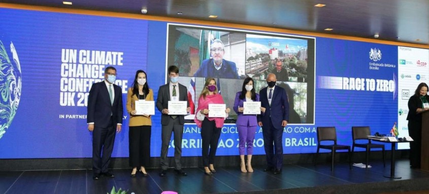 Evento para celebrar os compromissos coletivos da campanha Race to Zero no Brasil foi realizado de forma híbrid