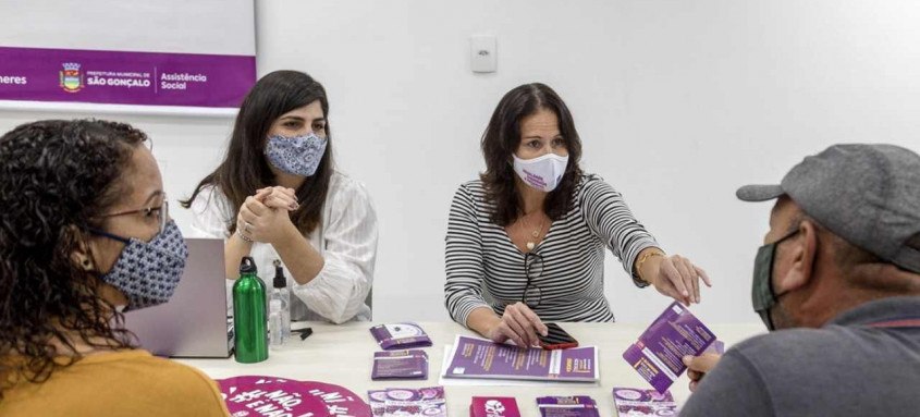 Divulgação de Políticas Públicas para as mulheres em SG - Foto: Renan Otto/Prefeitura de São Gonçalo Divulgação de Políticas Públicas para as mulheres em SG