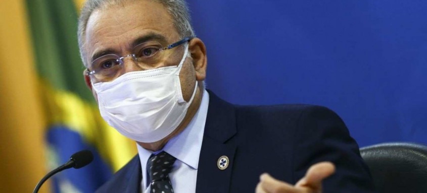 Marcelo Queiroga disse que será necessário observar o intervalo entre as doses para fazer entrega com pontualidade - Foto: Marcelo Camargo/Agência Brasil Marcelo Queiroga disse que será necessário observar o intervalo entre as doses para fazer entrega com pontualidade