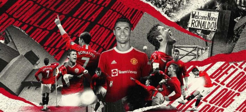 Cristiano Ronaldo assinou contrato por duas temporadas com o Manchester United - Foto: Reprodução do Twitter / Manchester United Cristiano Ronaldo assinou contrato por duas temporadas com o Manchester United