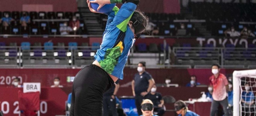 O duelo valendo vaga na final do goalball feminino, entre Brasil e EUA, será nesta quinta (02) - Foto: ALE CABRAL/CPB O duelo valendo vaga na final do goalball feminino, entre Brasil e EUA, será nesta quinta (02)