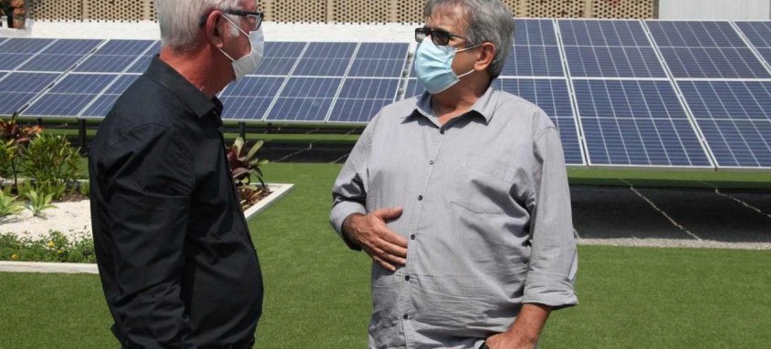 A empresa Kovalent do Brasil Ltda. é a primeira corporação do município a receber licença de instalação para implantação da estação de energia solar - Foto: Lucas Alvarenga/Prefeitura de São Gonçalo A empresa Kovalent do Brasil Ltda. é a primeira corporação do município a receber licença de instalação para implantação da estação de energia solar