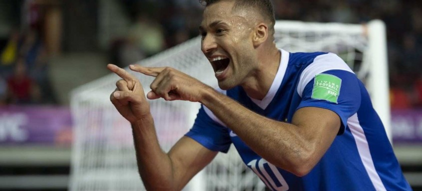 O pivô Pito deixou sua marca na goleada brasileira sobre o Vietnã em Klaipeda, na Lituânia - Foto: Thais Magalhães / CBF O pivô Pito deixou sua marca na goleada brasileira sobre o Vietnã em Klaipeda, na Lituânia