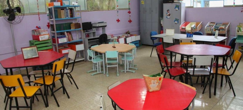 Unidade municipal, que atende a 815 alunos, nos três turnos, da Educação Infantil ao EJA, fica no Lindo Parque - Foto: Lucas Alvarenga / Prefeitura de São Gonçalo Unidade municipal, que atende a 815 alunos, nos três turnos, da Educação Infantil ao EJA, fica no Lindo Parque
