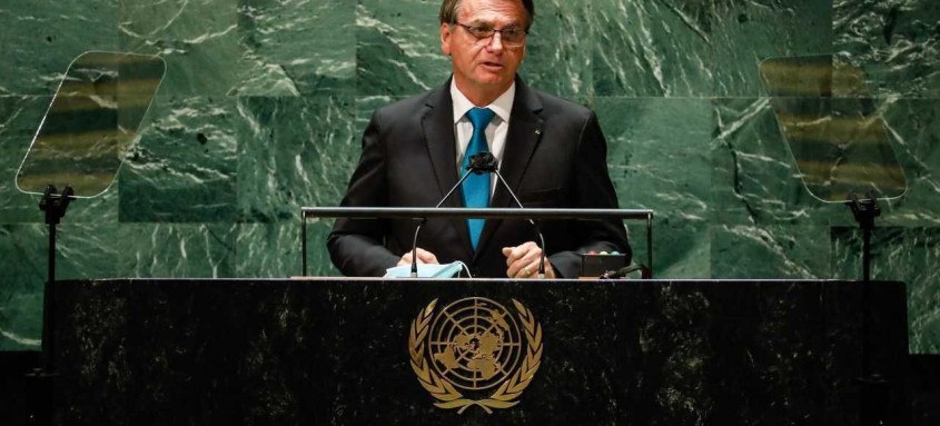 Único líder do G-20 a não ser vacinado contra a covid-19, presidente abriu, ontem, a 76ª edição da Assembleia da ONU
