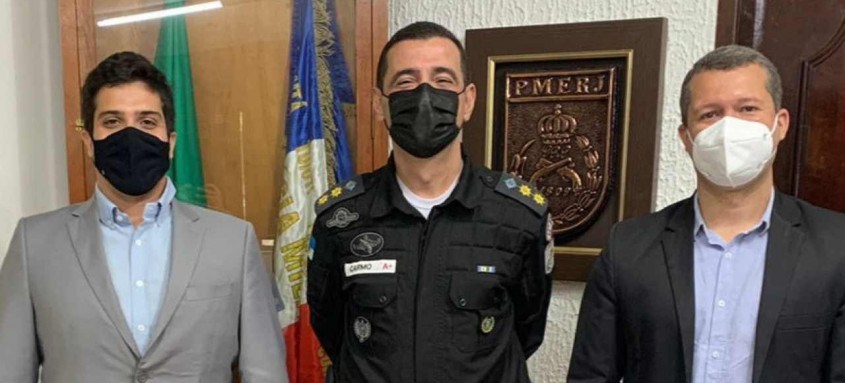 Parceria entre Prefeitura, 12ºBPM e Segurança Presente foi firmada na última sexta-feira - Foto: Divulgação / SMDH Parceria entre Prefeitura, 12ºBPM e Segurança Presente foi firmada na última sexta-feira
