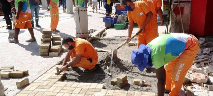 Intervenções no Espaço Raul Veiga também seguem em ritmo acelerado - Foto: Alexandre de Sa / Prefeitura de SG Intervenções no Espaço Raul Veiga também seguem em ritmo acelerado
