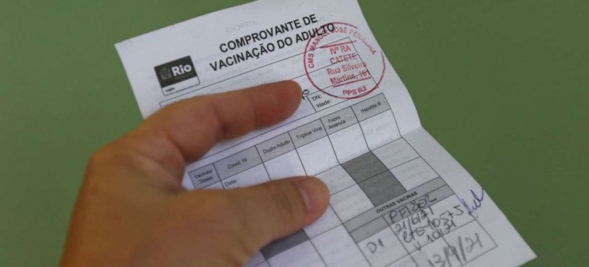 Quem mora no Rio de Janeiro não precisa mais se preocupar com a falta de certificado por conta da intercambialidade das vacinas contra a covid-19