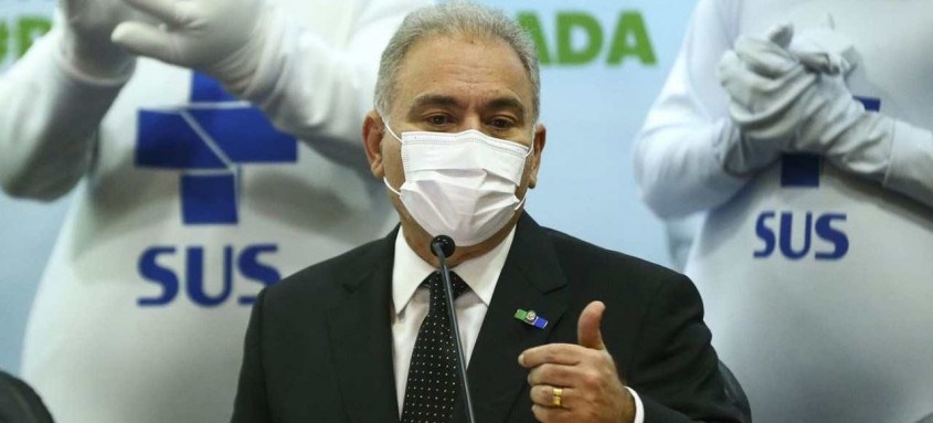O ministro da Saúde participou ontem da cerimônia de lançamento da campanha Mega Vacinação - Foto: Marcelo Camargo/Agência Brasil O ministro da Saúde participou ontem da cerimônia de lançamento da campanha Mega Vacinação