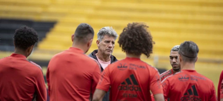 Renato Gaúcho deixou ontem o comando técnico do Flamengo após o vice-campeonato da Taça Libertadores