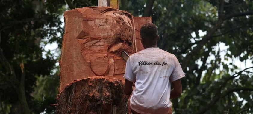 Localizada perto da entrada do parque, pela Rua Lopes Trovão, a obra de arte será mais um atrativo para quem visita o parque