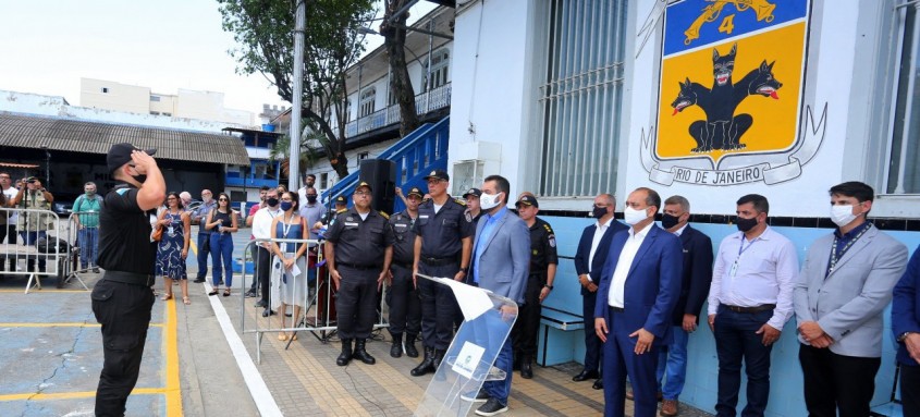  Lançamento do Plano de Recuperação dos batalhões da PM aconteceu ontem na sede do 4º BMP, em São Cristóvão