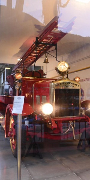 Espaço vai abrigar a viatura Auto-Bomba Merryweather London Fire 1927, única no país e fabricada na Inglaterra há 94 anos - Foto: Divulgação Espaço vai abrigar a viatura Auto-Bomba Merryweather London Fire 1927, única no país e fabricada na Inglaterra há 94 anos
