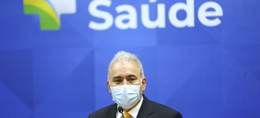 Ele afirmou que contrato com a Pfizer é válido para todas as idades
- Foto: Marcelo Camargo/Ag..ncia Brasil Ele afirmou que contrato com a Pfizer é válido para todas as idades