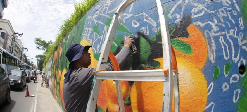 Projeto Cidade Ilustrada, que teve início no Alcântara, mostra como aconteceu a formação do município - Foto: Renan Otto/Divulgação Projeto Cidade Ilustrada, que teve início no Alcântara, mostra como aconteceu a formação do município