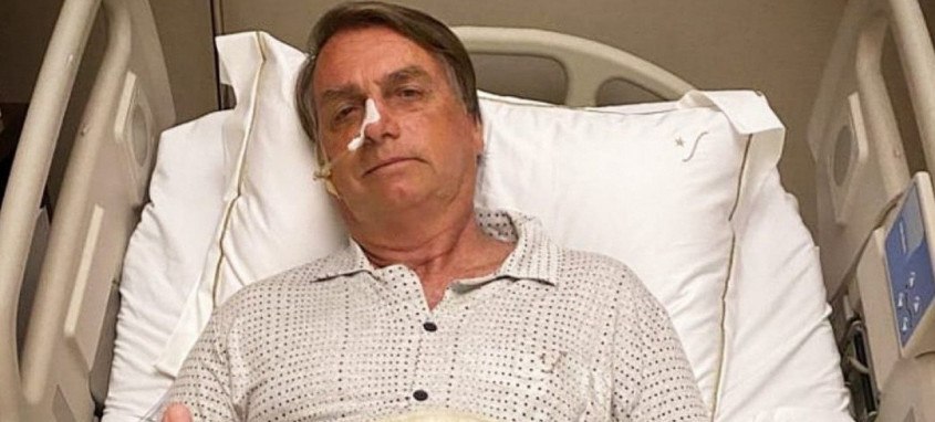 Presidente Jair Bolsonaro está internado no hospital Vila Nova Star, em São Paulo, sem febre ou dor abdominal - Foto: Reprodução do Instagram Presidente Jair Bolsonaro está internado no hospital Vila Nova Star, em São Paulo, sem febre ou dor abdominal