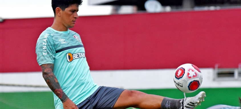 Com o Flu precisando vencer hoje para espantar a crise, a torcida tricolor aposta nos gols do artilheiro Germán Cano - Foto: Mailson Santana / Fluminense Com o Flu precisando vencer hoje para espantar a crise, a torcida tricolor aposta nos gols do artilheiro Germán Cano