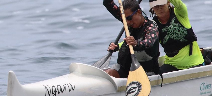 Equipe 100% feminina promove travessia de canoa polinésia entre o Rio de Janeiro e Paraty para incentivar a prática esportiva