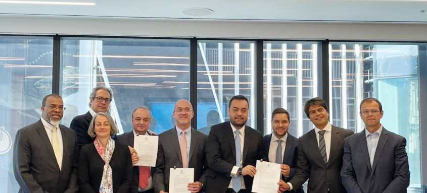 Equipe do Governo do Rio de Janeiro trabalhou 8 meses no protocolo assinado nesta terça (8) nos Estados Unidos - Foto: Divulgação/Palácio Guanabara Equipe do Governo do Rio de Janeiro trabalhou 8 meses no protocolo assinado nesta terça (8) nos Estados Unidos