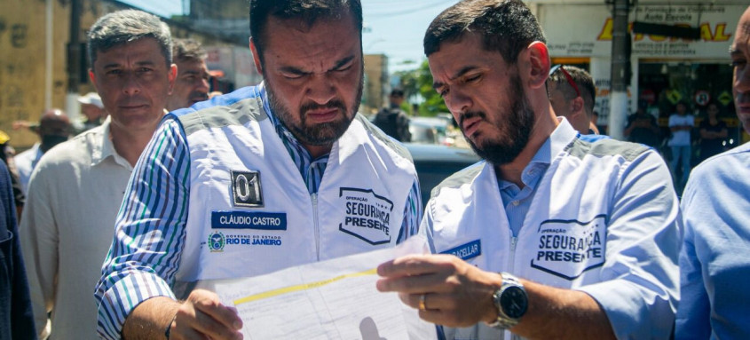 Cláudio Castro acompanhou a chegada de Segurança Presente em Macaé