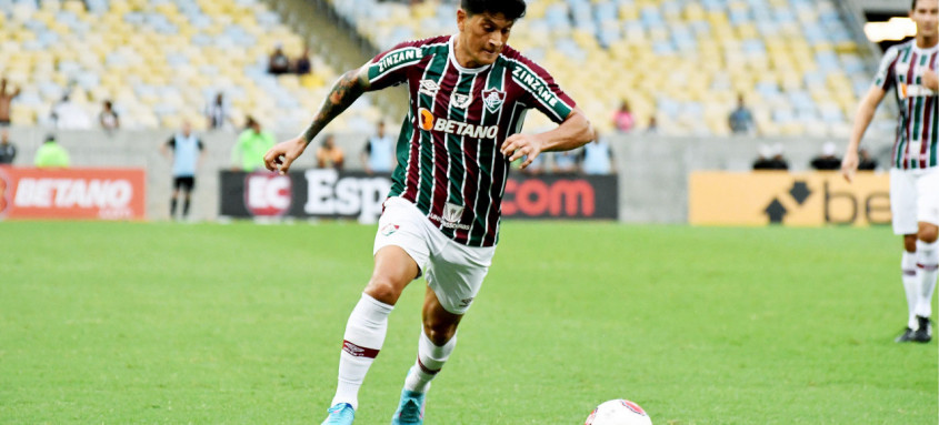 Germán Cano foi o grande nome da vitória tricolor sobre o Flamengo no primeiro jogo das finais do Carioca-2022