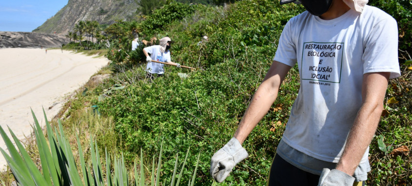 As duas iniciativas fazem parte do maior projeto de restauração ecológica e inclusão social já realizado na cidade - Foto: Bruno Eduardo Alves/Divulgação As duas iniciativas fazem parte do maior projeto de restauração ecológica e inclusão social já realizado na cidade