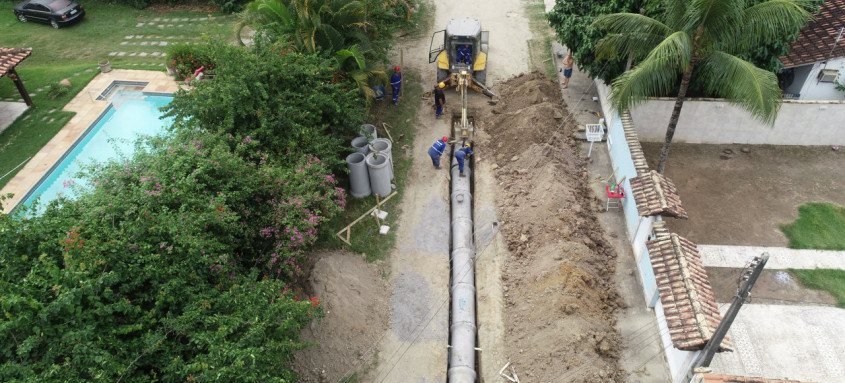 Três tipos de pavimento serão colocados: asfalto, piso intertravado e concreto. Previsão é que todo o trabalho de urbanização seja concluído em 30 meses - Foto: Leonardo Simplicio/Divulgação Três tipos de pavimento serão colocados: asfalto, piso intertravado e concreto. Previsão é que todo o trabalho de urbanização seja concluído em 30 meses