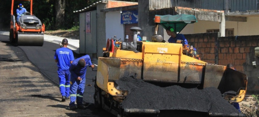 Loteamento, no Rio do Ouro, receberá um quilometro de asfalto
