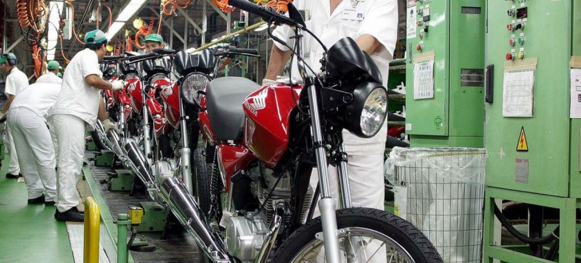 Os dados, divulgados são da Associação Brasileira dos Fabricantes de Motocicletas, Ciclomotores e Similares - Foto: Arquivo/Agência Brasil Os dados, divulgados são da Associação Brasileira dos Fabricantes de Motocicletas, Ciclomotores e Similares