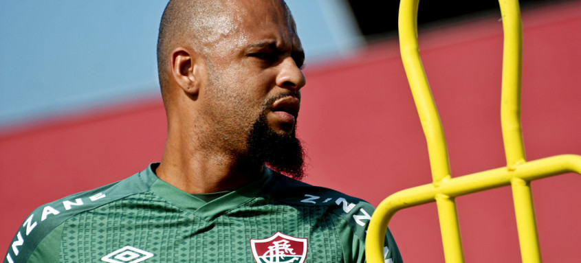 Ganso e Felipe Melo podem reaparecer no time contra o Unión Santa Fe - Foto: Mailson Santana / Fluminense Ganso e Felipe Melo podem reaparecer no time contra o Unión Santa Fe