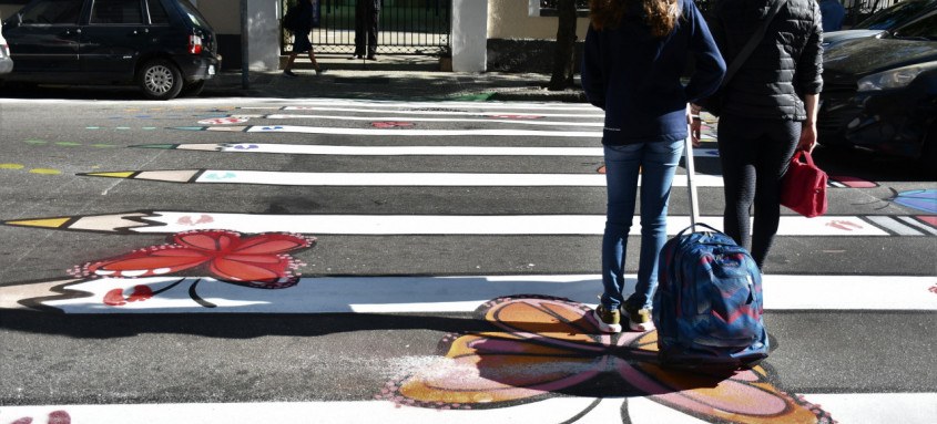 Borboletas, abelhas e joaninhas ajudam a educar sobre o trânsito