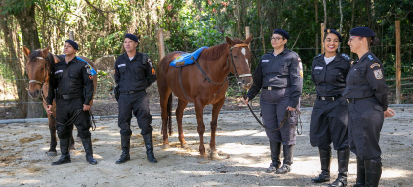 Unidade foi instalada em área da Fazenda Colubandê. População também terá atendimento no local - Foto: Divulgação/PM Unidade foi instalada em área da Fazenda Colubandê. População também terá atendimento no local