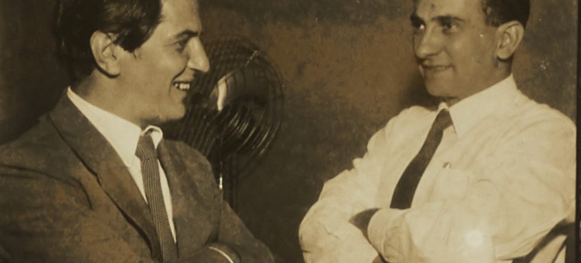 Paulo Mendes Campos e Otto Lara Resende, déc. 1940, Rio de Janeiro - Foto: Arquivo Otto Lara Resende/ Acervo IMS/Foto de autoria não identificada Paulo Mendes Campos e Otto Lara Resende, déc. 1940, Rio de Janeiro