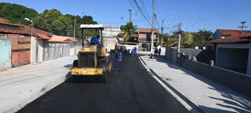 Intervenções fazem parte de um pacote de obras que está trazendo melhorias para a Região Oceânica de Niterói - Foto: Leonardo Simplicio/Divulgação Intervenções fazem parte de um pacote de obras que está trazendo melhorias para a Região Oceânica de Niterói