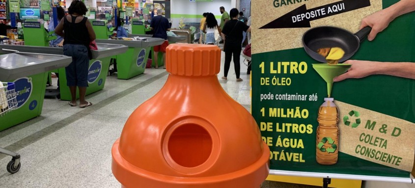 Prezunic amplia rede de coleta de óleo de cozinha usado 