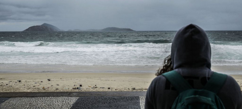 Esta é a maior temperatura medida neste inverno.