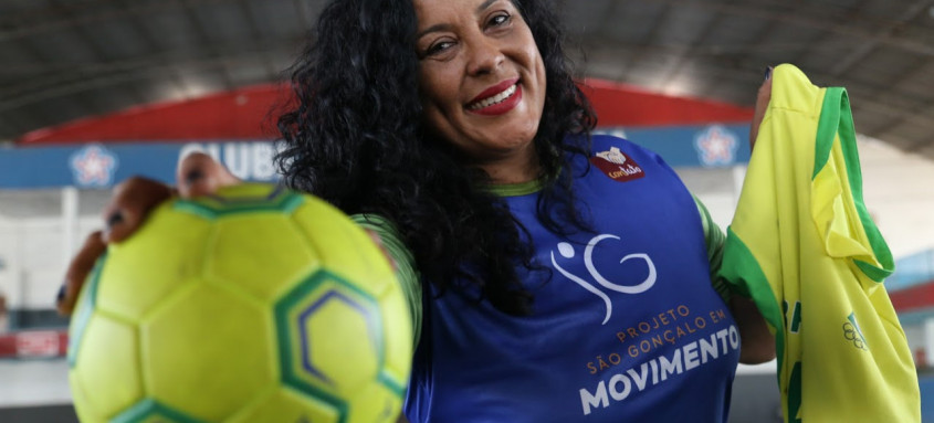 Zezé Sales, medalhista de ouro, reforça equipe de coordenadores
- Foto: Renan Otto/Prefeitura de São Gonçalo Zezé Sales, medalhista de ouro, reforça equipe de coordenadores
