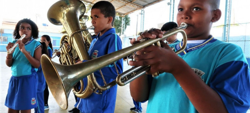35º Festival de Bandas Escolares acontece no próximo sábado (25), às 9h, no Colégio Municipal Estephânia de Carvalho, no bairro Laranjal - Foto: Luiz Carvalho/Prefeitura de São Gonçalo 35º Festival de Bandas Escolares acontece no próximo sábado (25), às 9h, no Colégio Municipal Estephânia de Carvalho, no bairro Laranjal