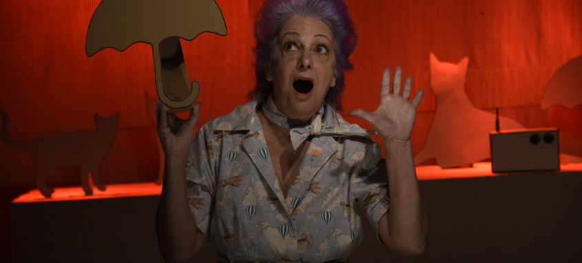 Espetáculo, protagonizado pela atriz niteroiense Anja Bittencourt, fala sobre memória, solidão e outras questões da terceira idade, com um toque de humor - Foto: Dalton Valério/Divulgação Espetáculo, protagonizado pela atriz niteroiense Anja Bittencourt, fala sobre memória, solidão e outras questões da terceira idade, com um toque de humor