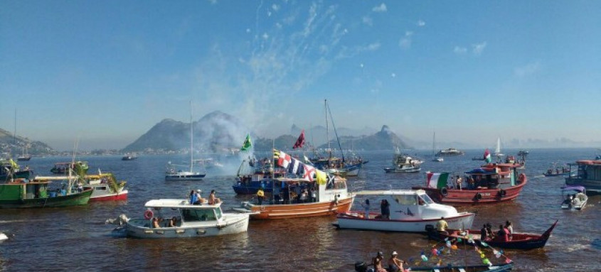 São Pedro, padroeiro da pesca, será celebrado com missa, barqueata e 'motociata', a novidade deste ano - Foto: Divulgação São Pedro, padroeiro da pesca, será celebrado com missa, barqueata e 'motociata', a novidade deste ano