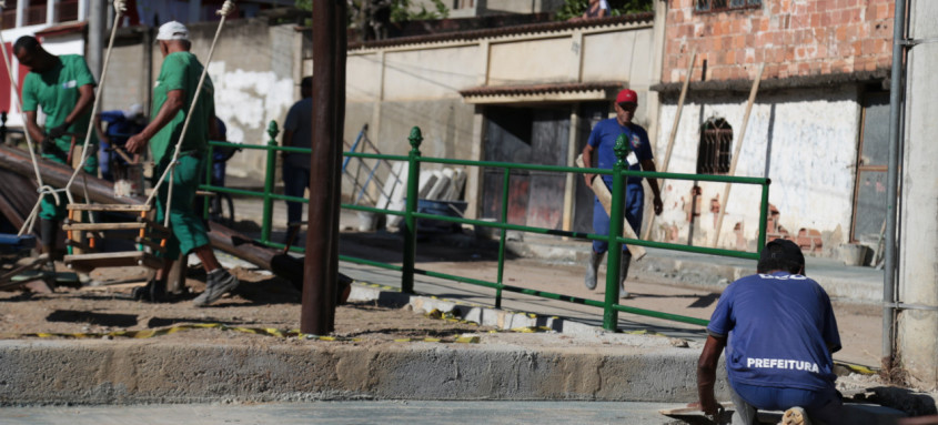 Obras foram iniciadas a pedido do prefeito Capitão Nelson
