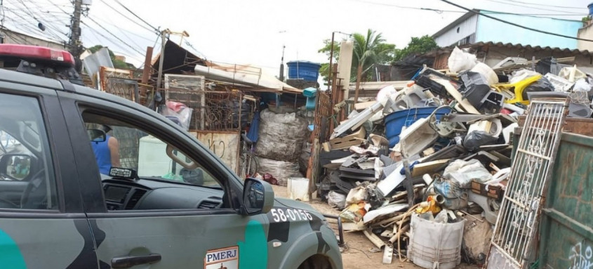 Equipes identificaram construções sem documentação e movimentações irregulares do solo - Foto: Divulgação Equipes identificaram construções sem documentação e movimentações irregulares do solo