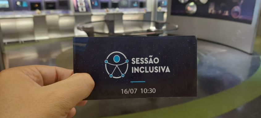 Além da sessão inclusiva, o Planetário do Rio já conta com um museu inclusivo