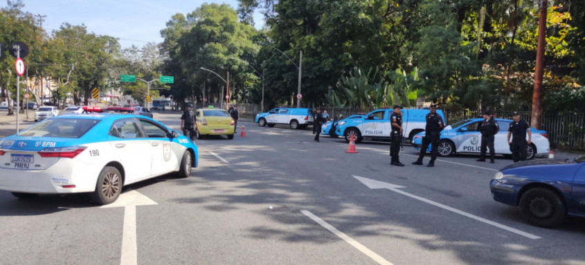 Policiamento está reforçado para impedir furtos e roubos
