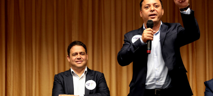 Felipe Santa Cruz e Rodrigo Neves