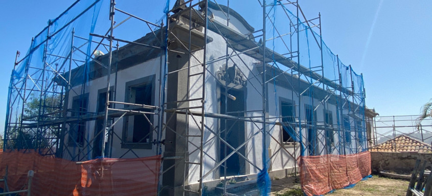 Obras de restauração da Ilha da Boa Viagem prosseguem em andamento. Investimento é de R$ 5,5 milhões