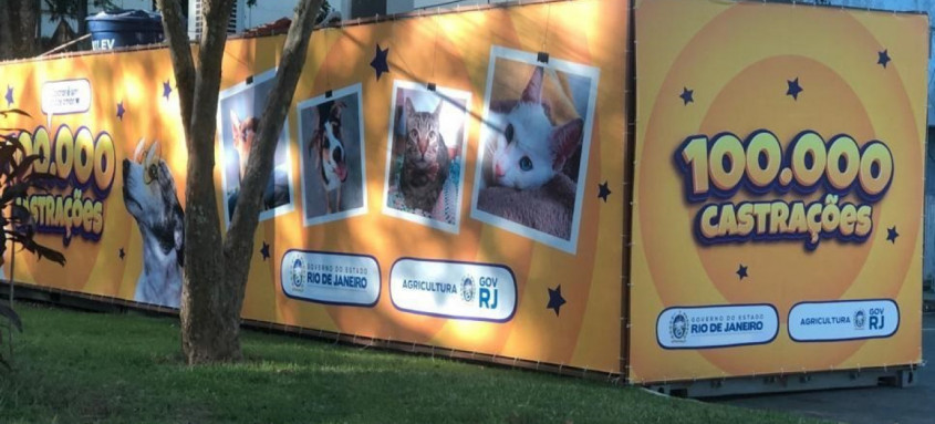Veículo adaptado para o procedimento veterinário iniciará as atividades nesta quarta-feira - Foto: RJPET Veículo adaptado para o procedimento veterinário iniciará as atividades nesta quarta-feira