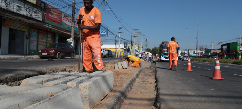 Obra foi iniciada a pedido do prefeito Capitão Nelson
